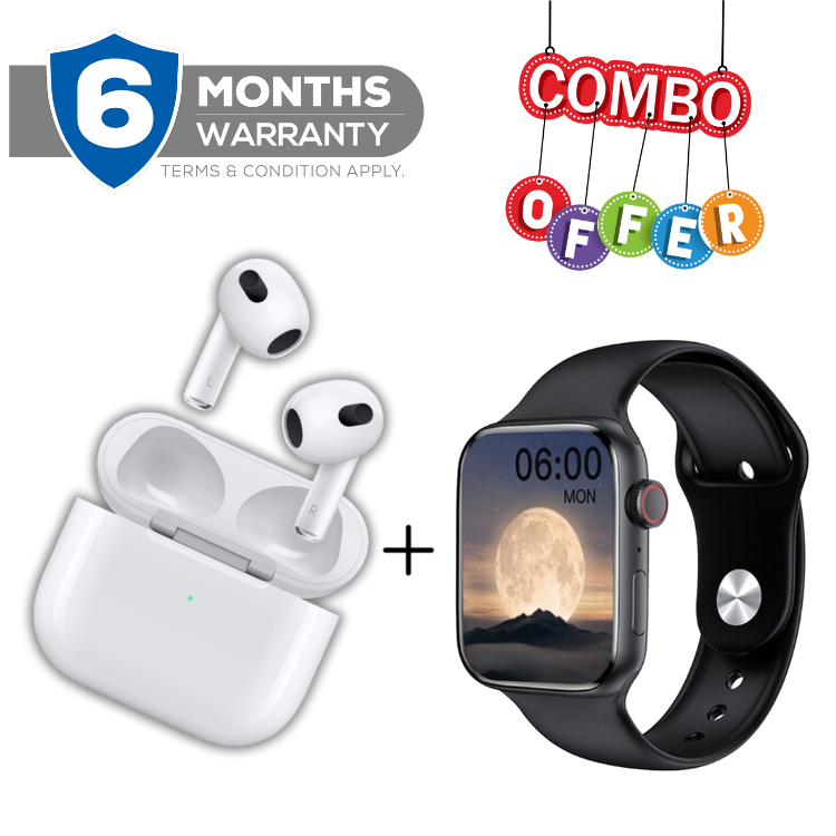 Airpods (3rd Gen) Intelligent Watch Series Combo Offer