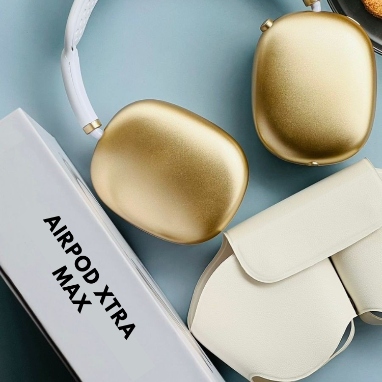 New Airpods Max Xtra Bass | High-Fidelity Audio Experience | Premium Design | Made for Apple iPhone | Intelligent Controls | Exceptional Battery Life | Leather Case