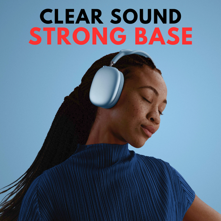 New Airpods Max Xtra Bass | High-Fidelity Audio Experience | Premium Design | Made for Apple iPhone | Intelligent Controls | Exceptional Battery Life | Leather Case