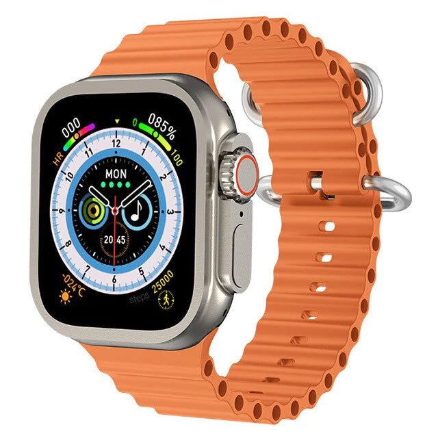 Smart Watch Ultra | 49mm Logo Smart Watch | Infinity full Display | Compatible with Apple iPhone & Android Devices