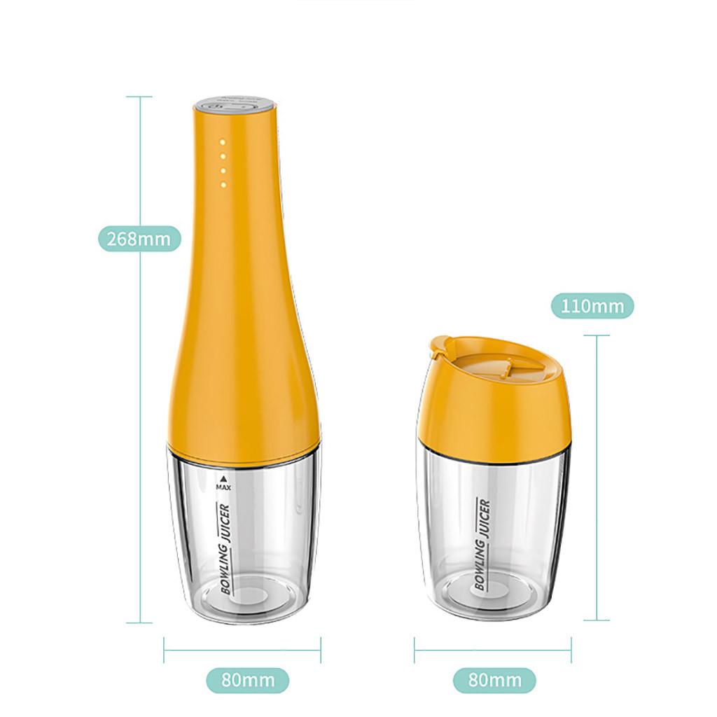 Fashion Portable Hand-Cranked Multi-Function Juicer With Fruit Cup Milk Shakes Ice Fruit