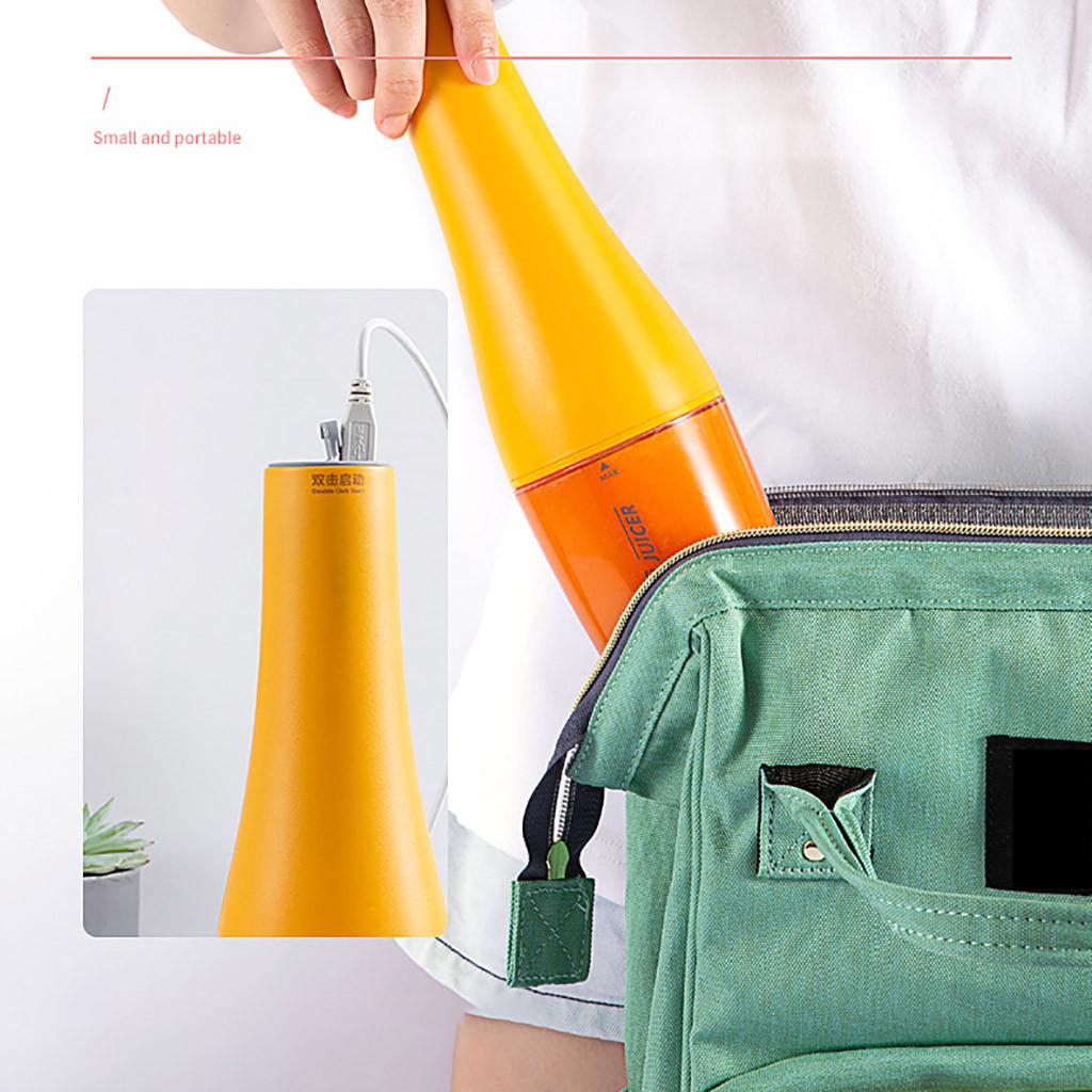 Fashion Portable Hand-Cranked Multi-Function Juicer With Fruit Cup Milk Shakes Ice Fruit