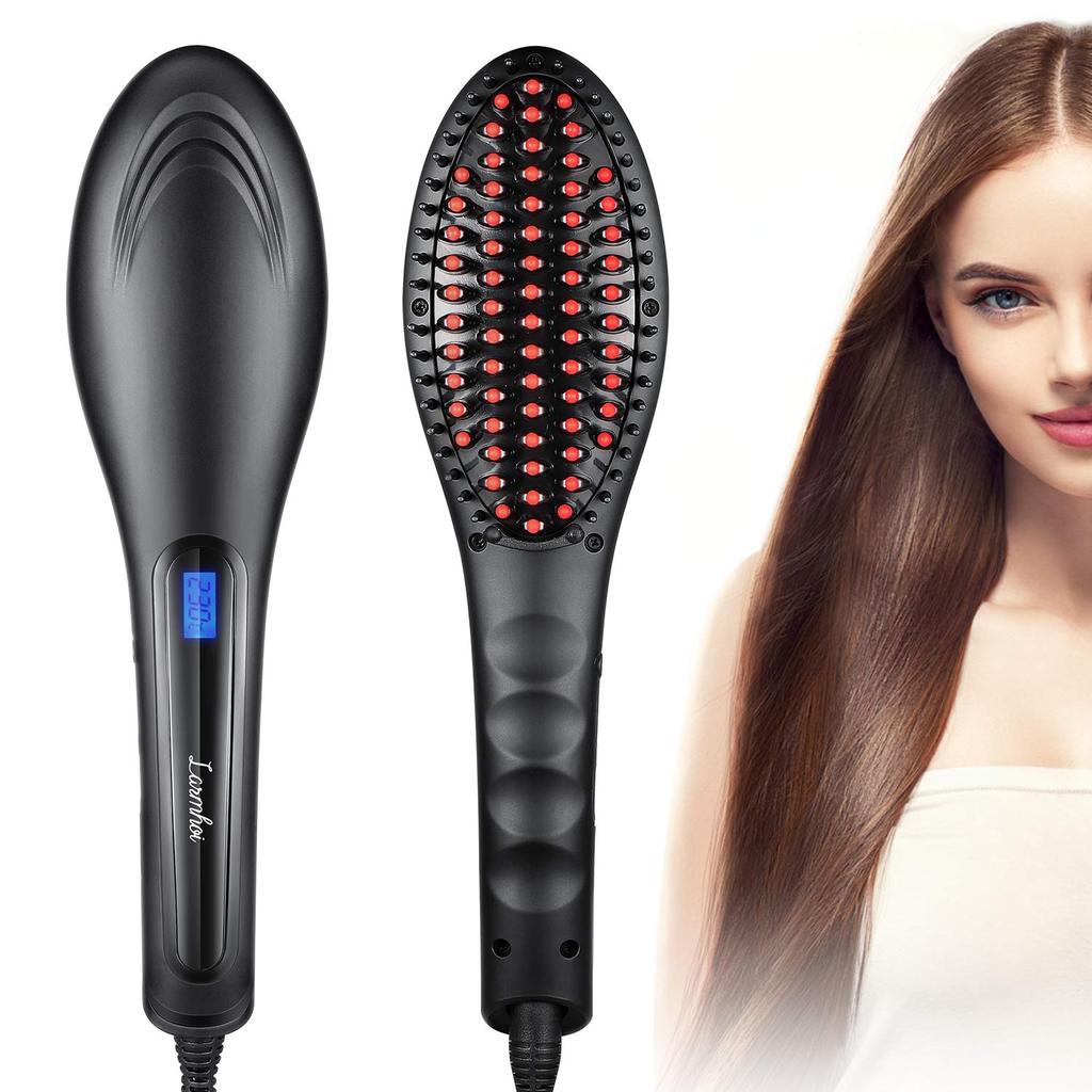 ELECTRIC HAIR STRAIGHTENING BRUSH