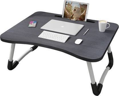 Multipurpose Laptop Table - Wooden Finish