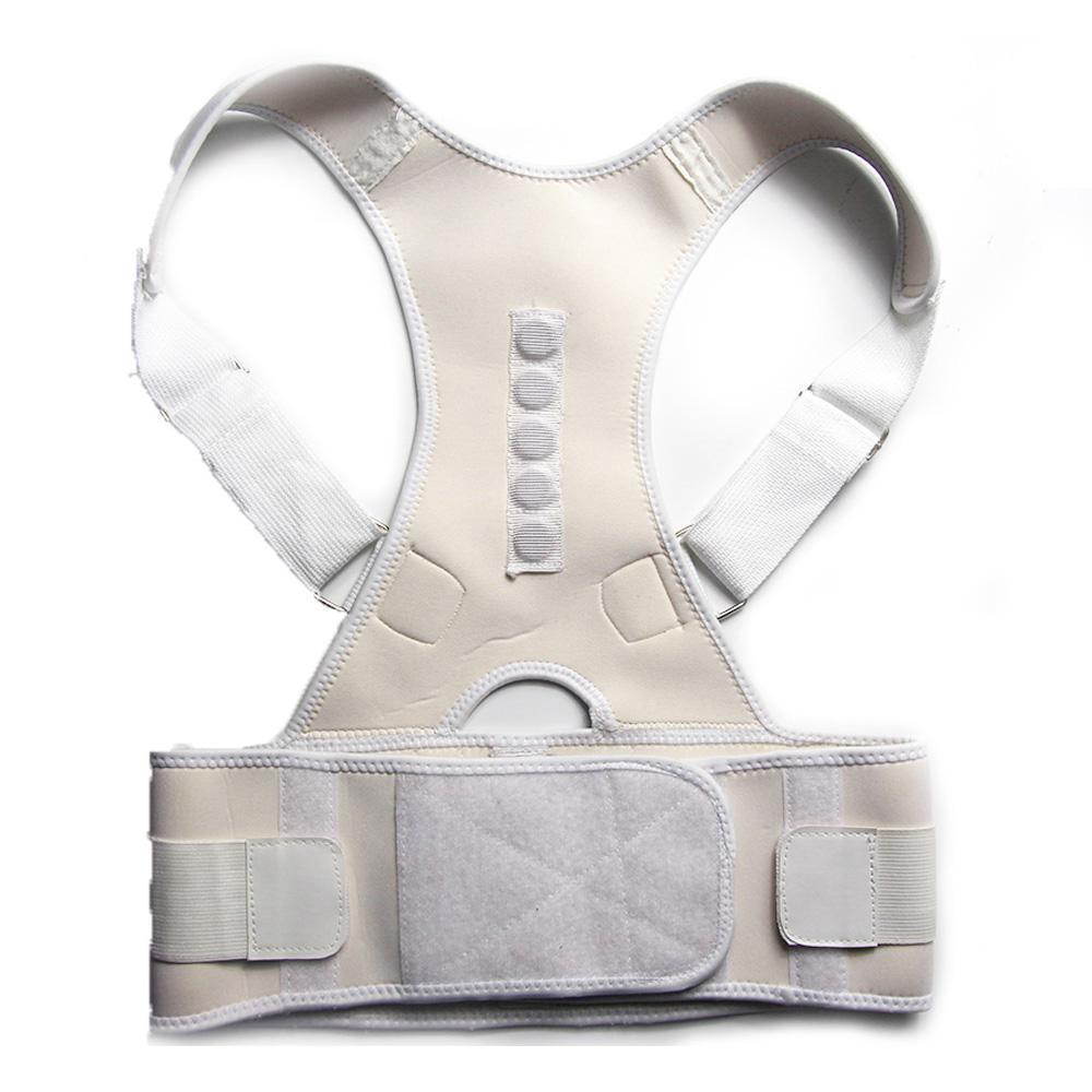 The Stylopedia Wellness White / XL Magnetic Therapy: Posture Corrective Belt