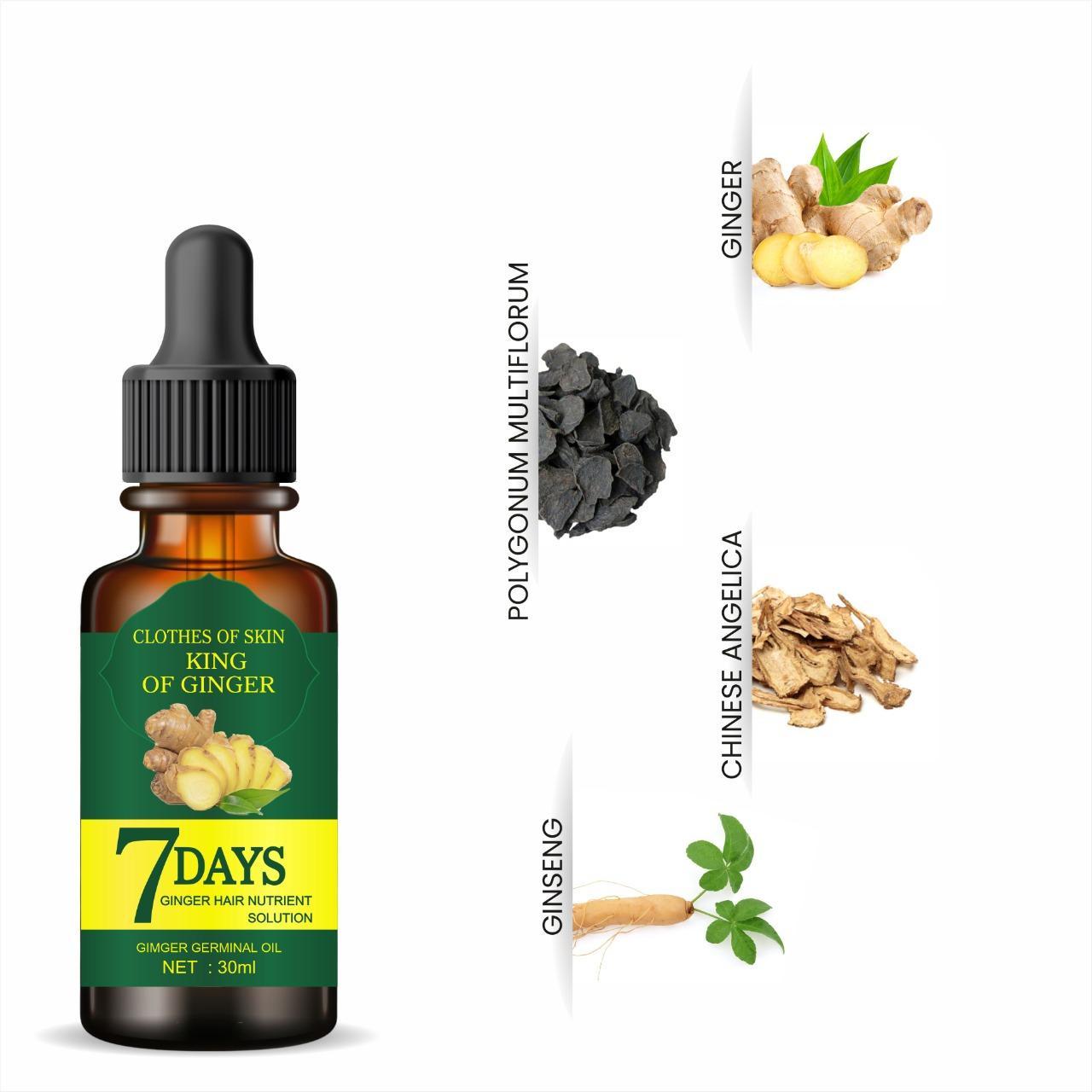 Ginger Hair Growth Germinal Oil