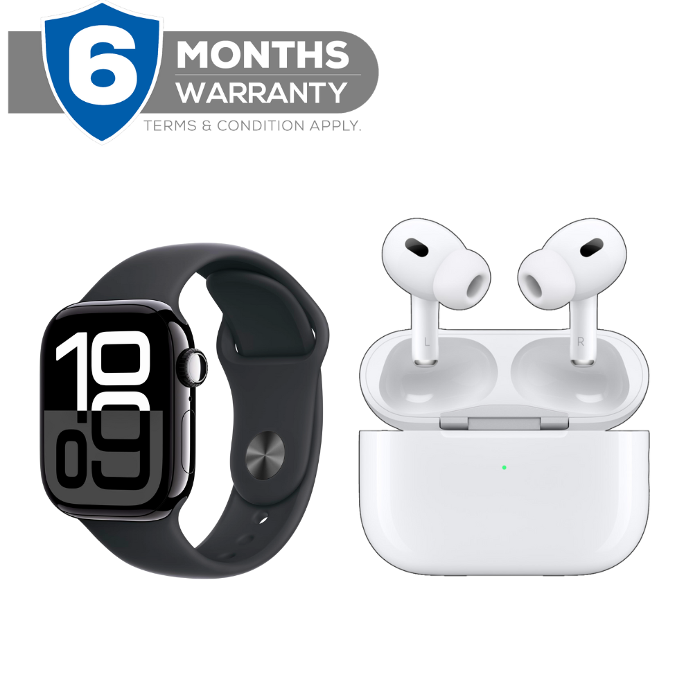 Airpods Pro (2nd Gen) + Smart Watch Series X | Compatible with Apple iPhone & Android Devices | Combo Offer