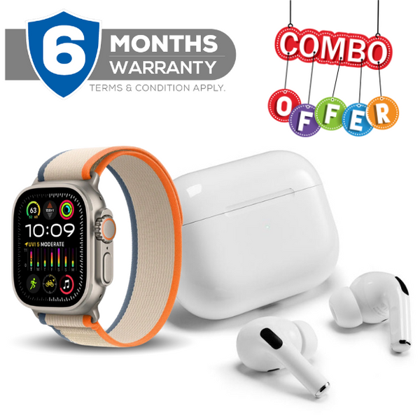 AirPodsProとGalaxywatchセット Airpods Pro + Ultra Intelligent Watch 2 | Compatible with iOS and Andr