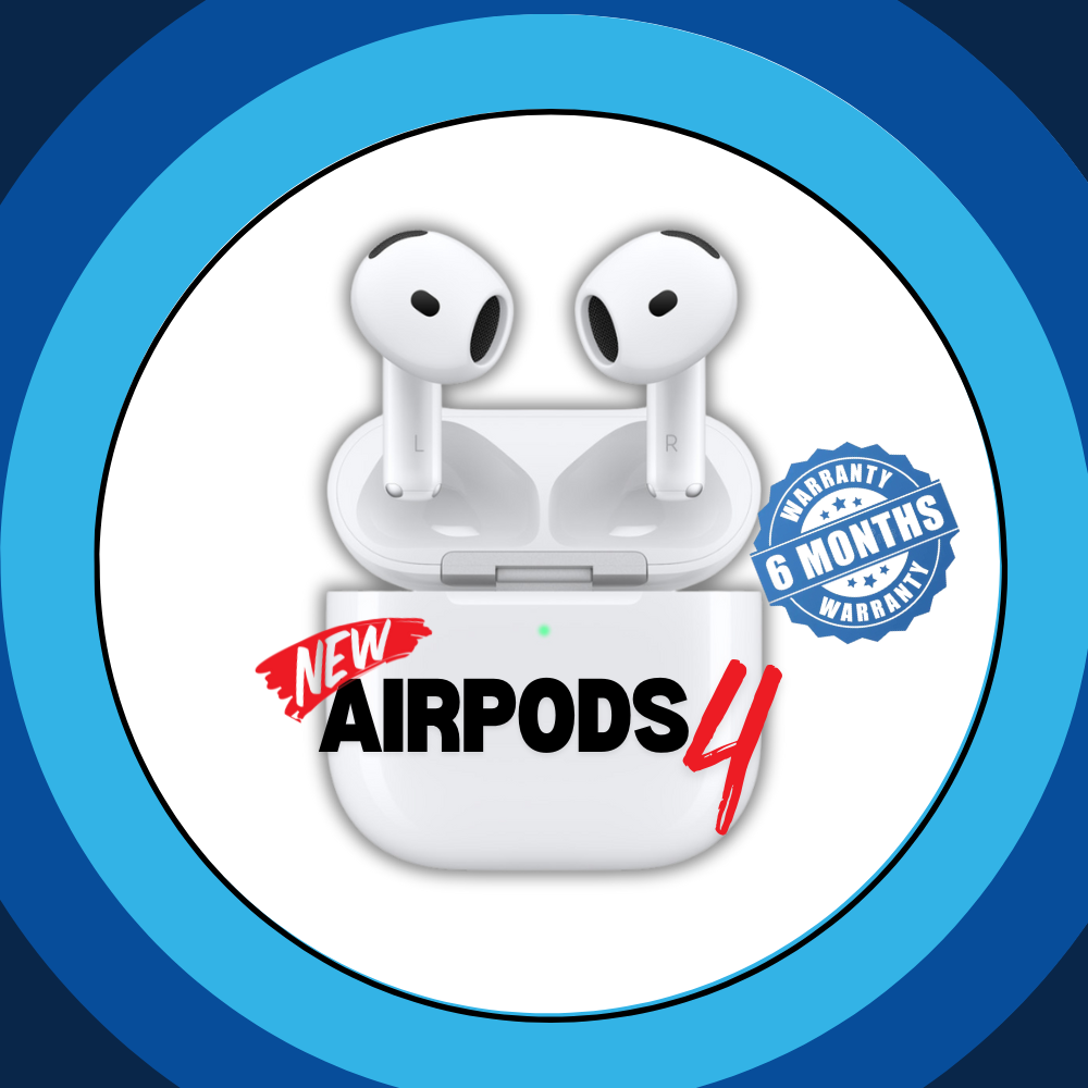 New Airpods 4 with Active Noise Cancellation | New Launch | Battery Life Up to 30 Hours | USB-C & Wireless Charging | Best Fitting Airpods Ever | Compatible with Apple and Android Devices