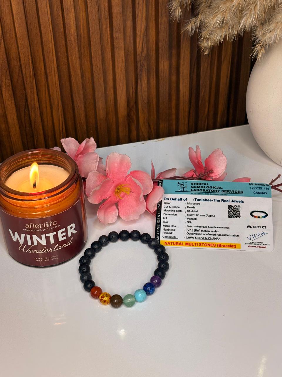 Seven Chakra Bracelet (Lab certified)