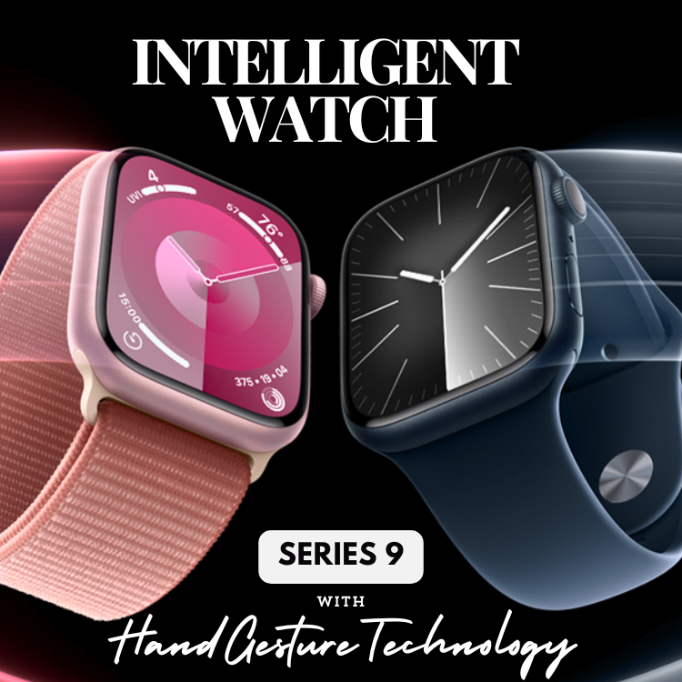 New Intelligent Watch Series 9 | Double-Tap Gesture Technology | Newly Launched | Compatible with Apple & Android Mobile Devices