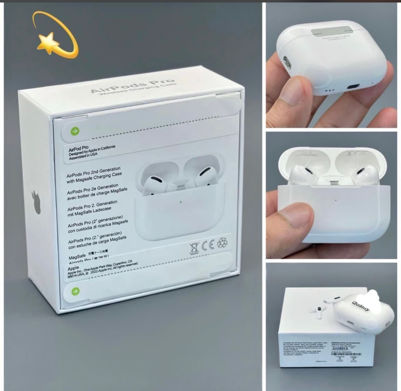 Airpods Pro (2nd Gen) + Smart Watch Series 7 | Compatible with Apple iPhone & Android Devices | Combo Offer