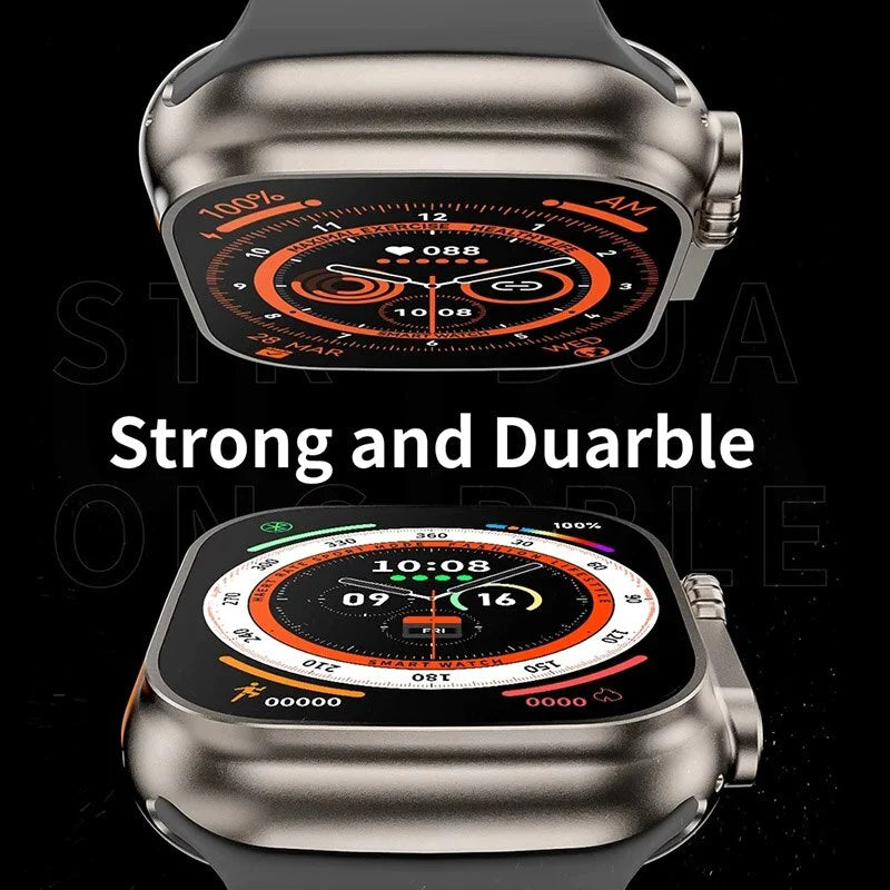 Smart Watch Ultra 8 | 49mm Logo Smart Watch | Infinity full Display | Compatible with Apple iPhone & Android Devices