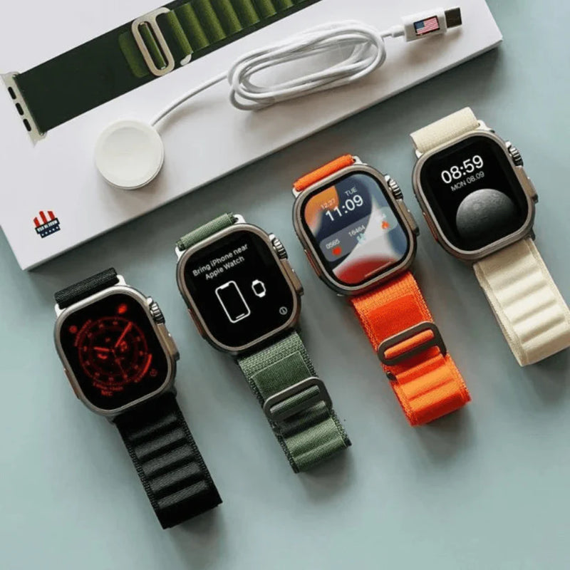 Smart Watch Ultra 8 | 49mm Logo Smart Watch | Infinity full Display | Compatible with Apple iPhone & Android Devices