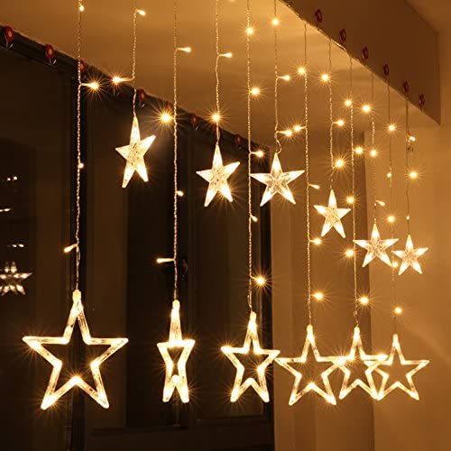 Star Curtain Festival Lights