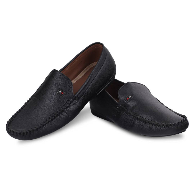 Black Stylish Synthetic Casual loafer Shoes