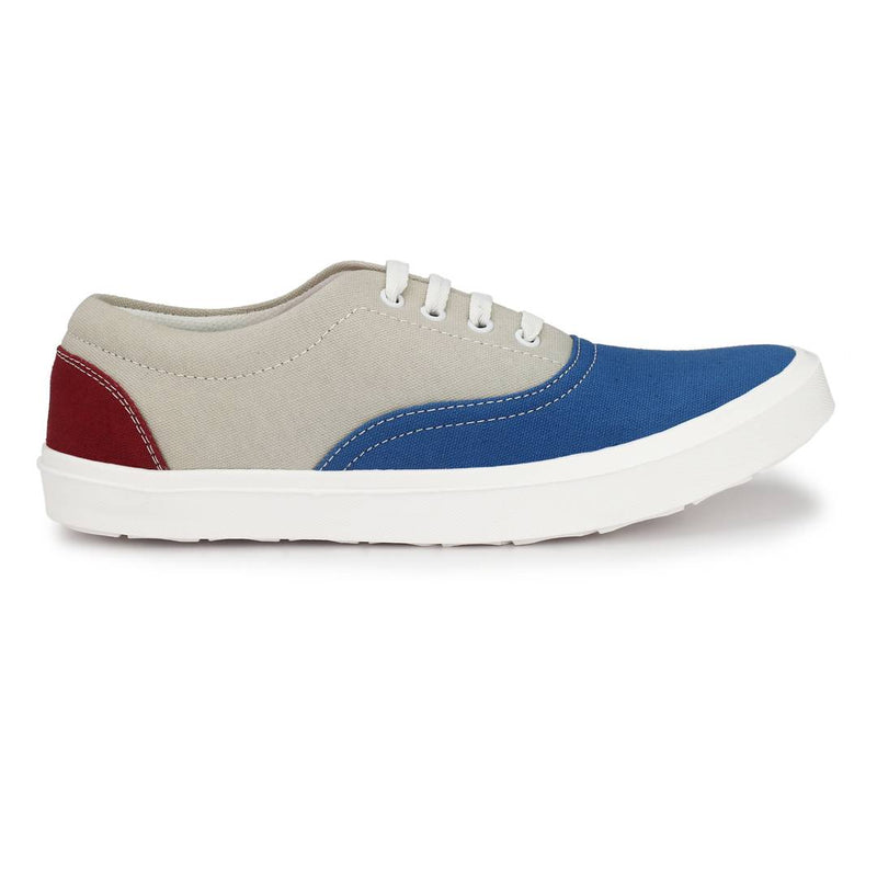 Multicoloured Canvas Causal Sneakers Shoes for Men's