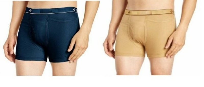 Men's Solid Cotton Trunk Combo Of 2