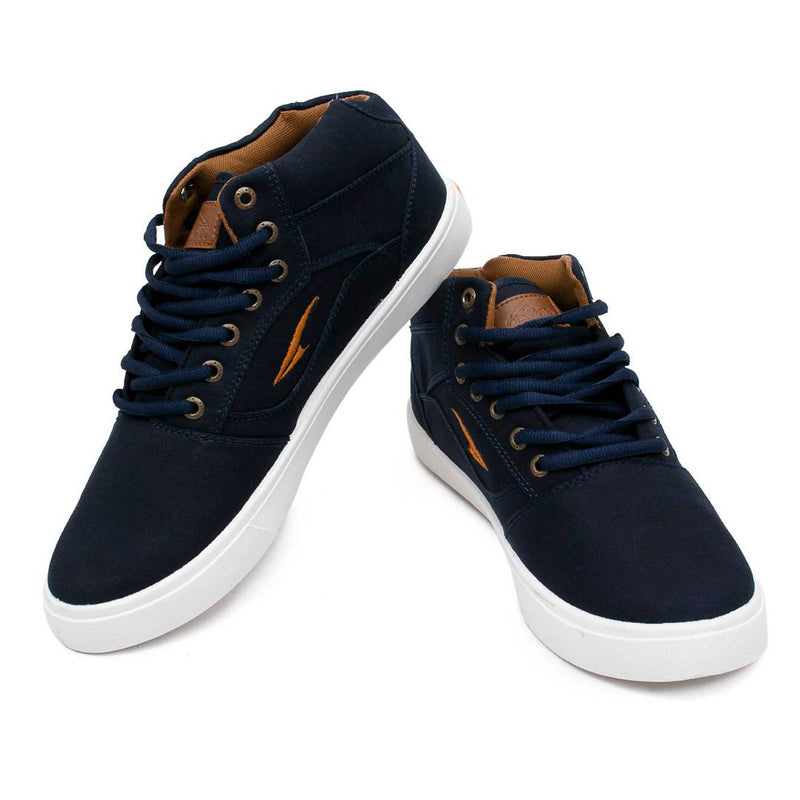 Asian Epic-31 Blue Tan Casual Shoes For Men