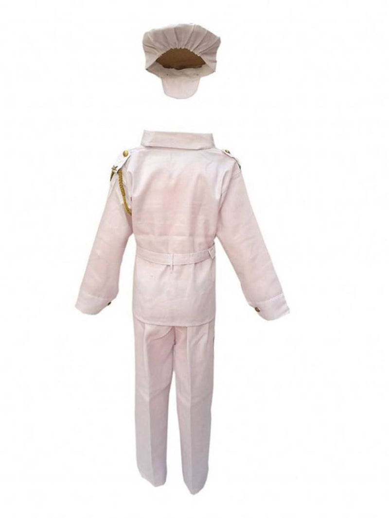 Elegant Cotton Boy's Navy Dress Set (4 Pieces)
