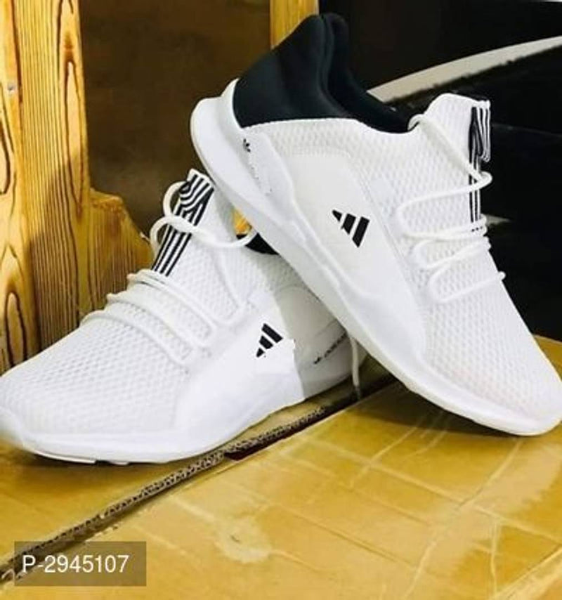 Ultra Lite White Mesh Sports Sneakers Shoes
