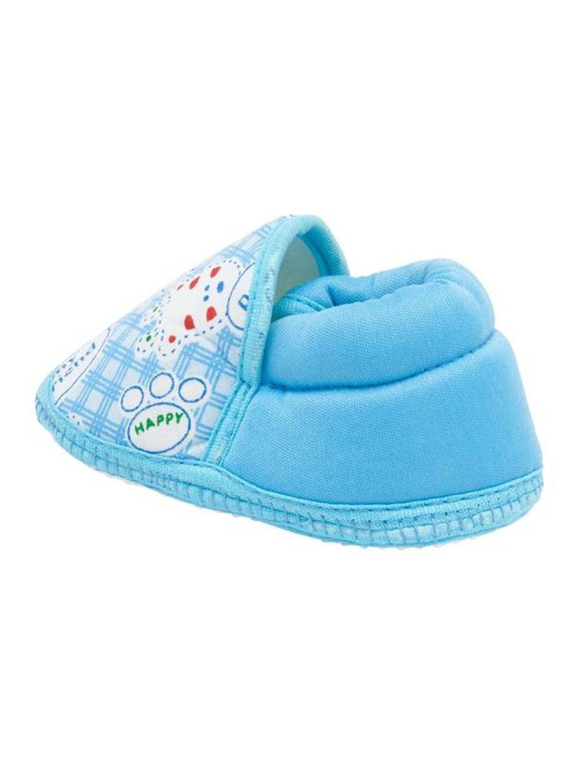Cat Printed True Blue Baby Shoes for Girls & Boys
