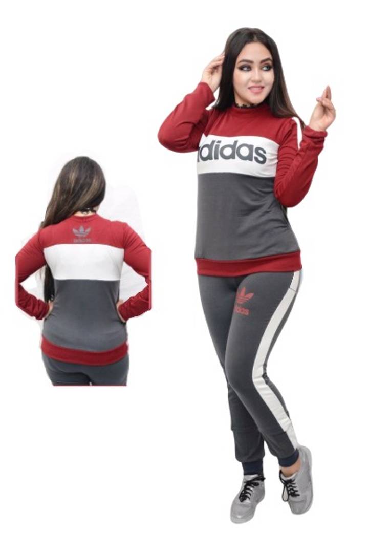 Women's Cotton Printed Stretchable Track Suit