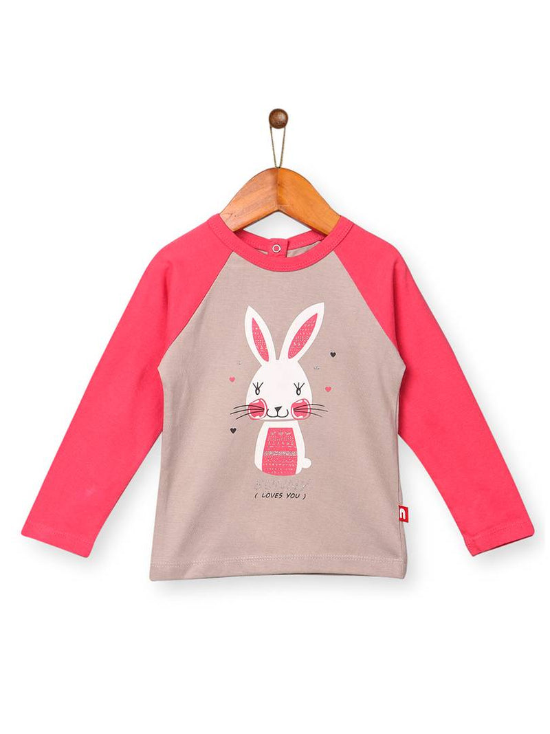 Beautiful Multicoloured Printed Organic Cotton T-shirt for baby boy and baby girl