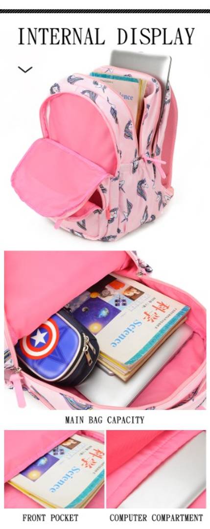Force1 26 Litres lightweight casual waterproof backpack school bag office for girls women teens laptop water proof resistant travel