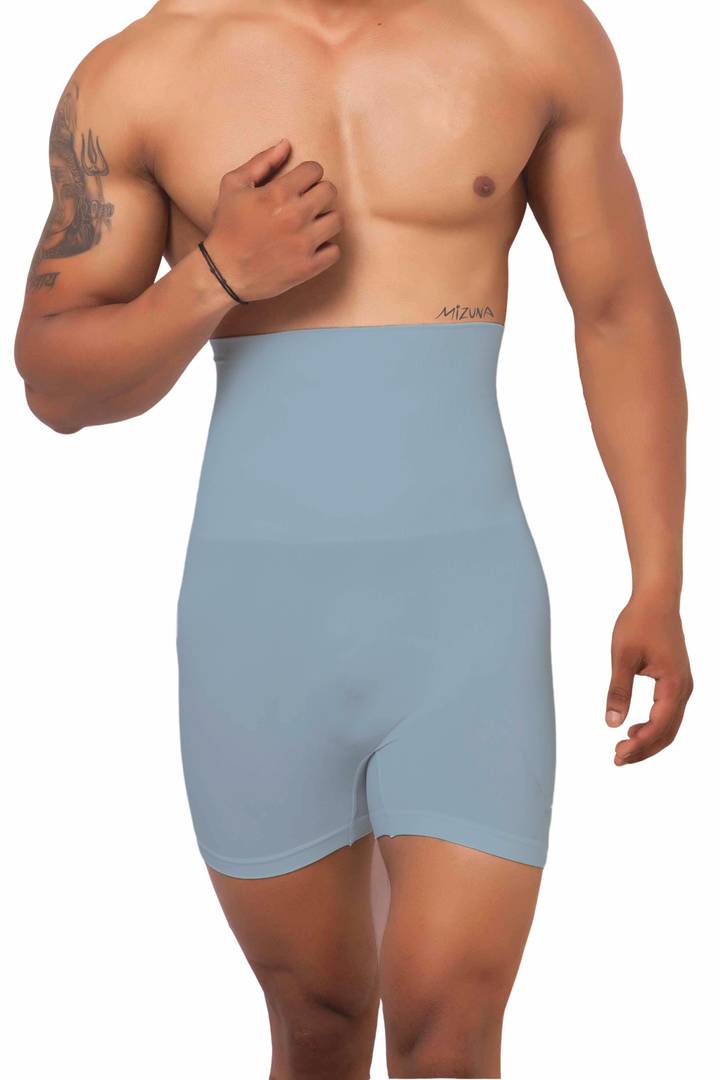 Comfy Grey Tummy Control High Waist Boxer For Men