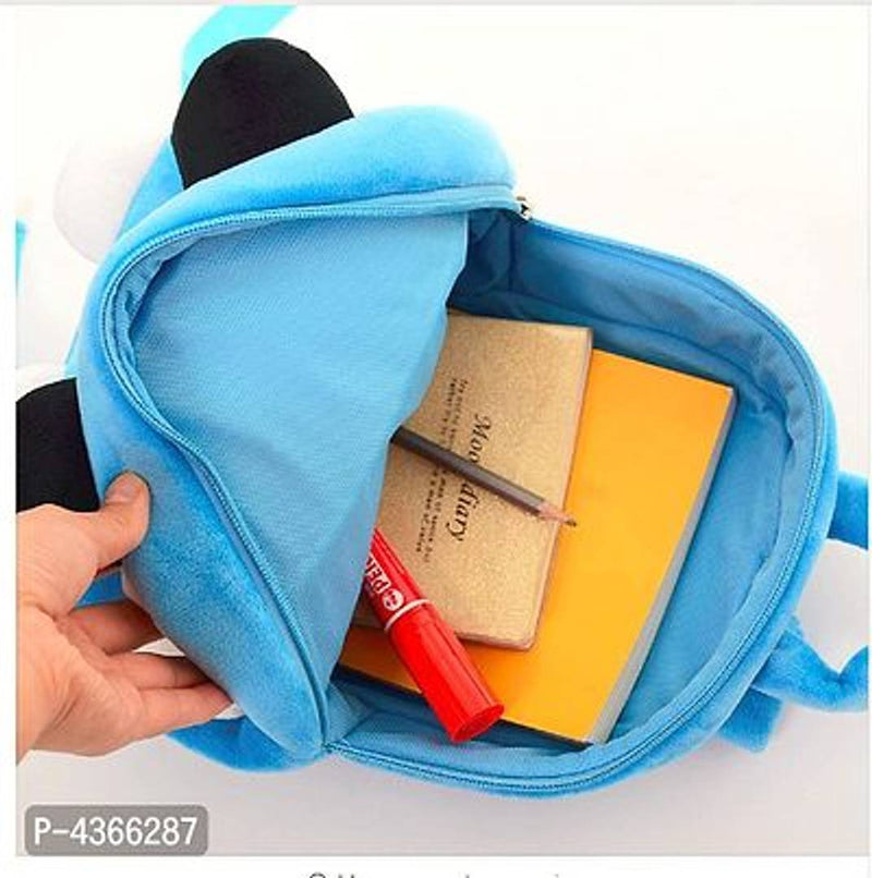 Panda Soft Velvet Kids School/Nursery/Picnic/Carry/Travelling Bag - 2 to 5 Age Waterproof Backpack (Multi, 18 L) Pack Of 1