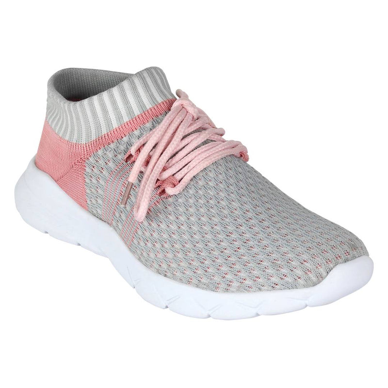 Grey/Pink  Latest Women Sports and Casual shoes