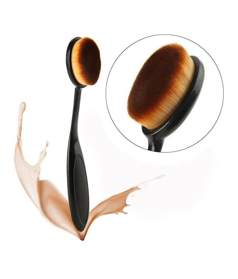 Oval Face, Concealer, Contour & Foundation Makeup Brush - 1 Pc