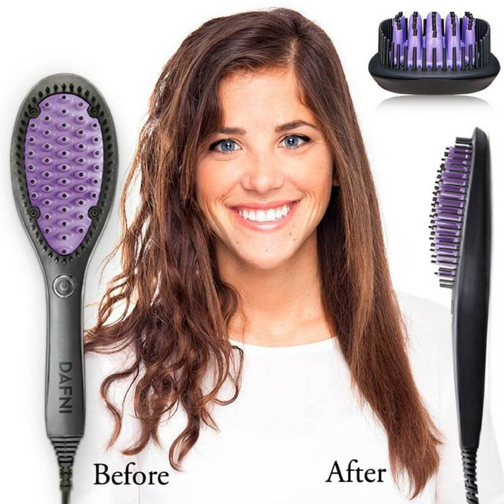 ELECTRIC HAIR STRAIGHTENING BRUSH