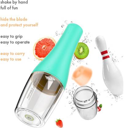 Fashion Portable Hand-Cranked Multi-Function Juicer With Fruit Cup Milk Shakes Ice Fruit