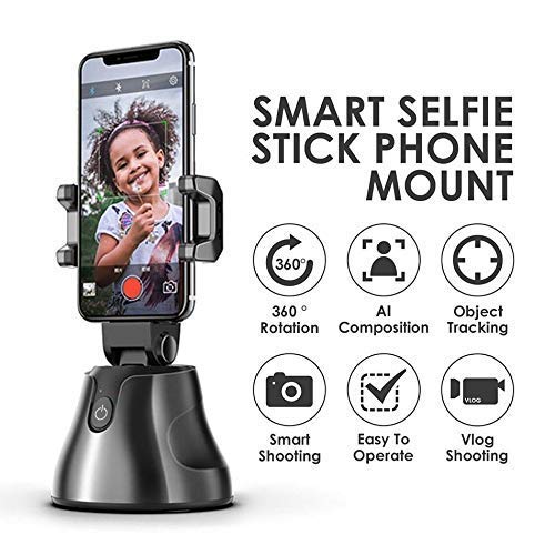 360° Face tracking phone holder tripod