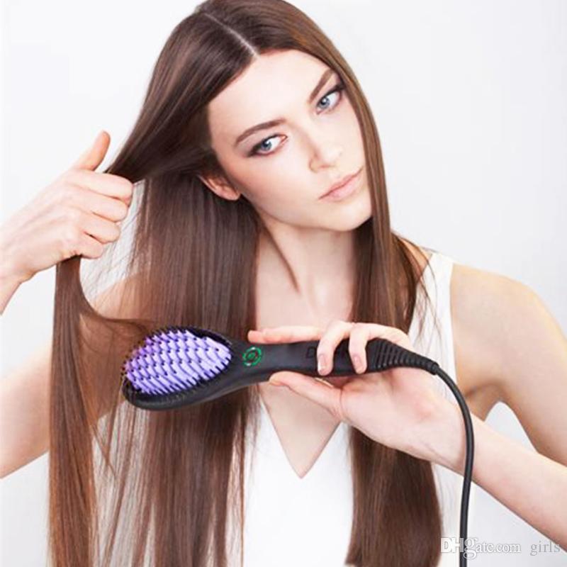 ELECTRIC HAIR STRAIGHTENING BRUSH