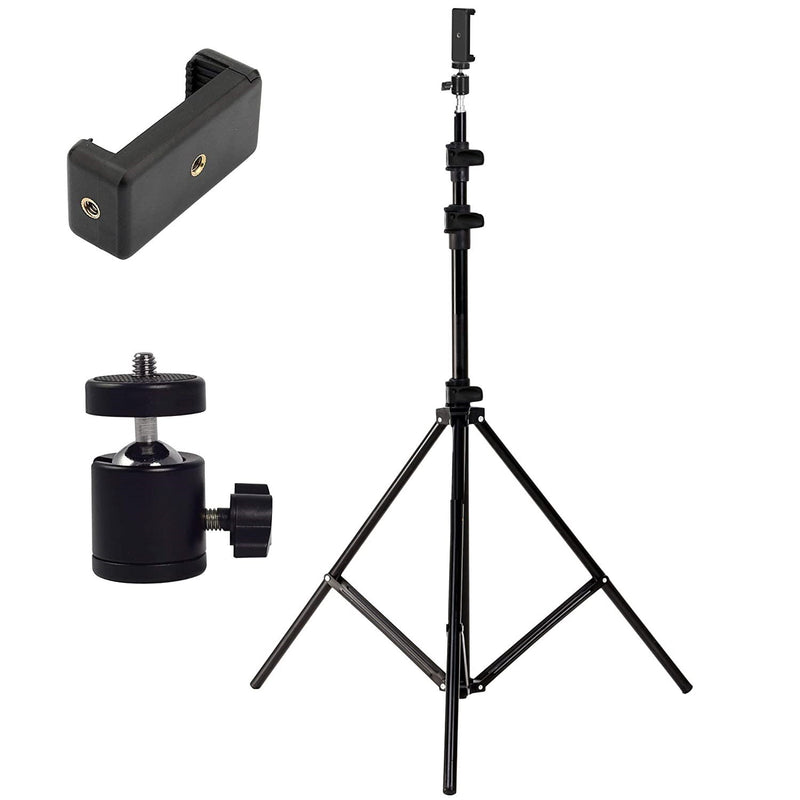 The Club Factory (5.5ft) Portable Tripod Light Stand for Photo/Video/Lighting/Studio