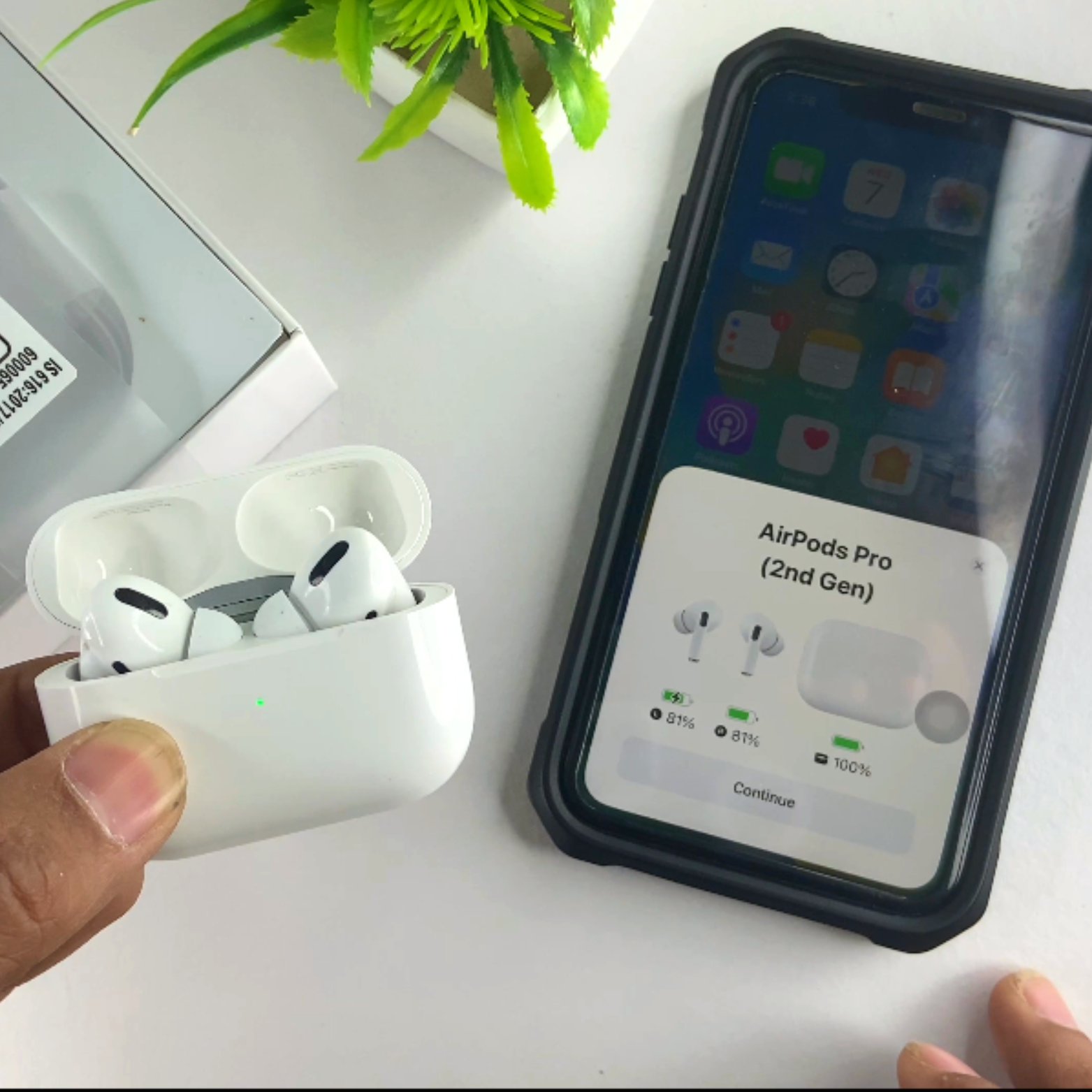 Noise Cancellation Airpods 2nd Generation Clone Noise Cancellation