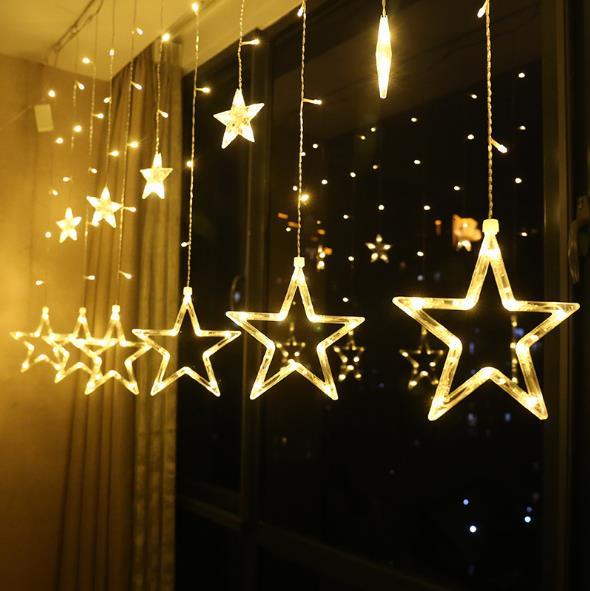 Star Curtain Festival Lights