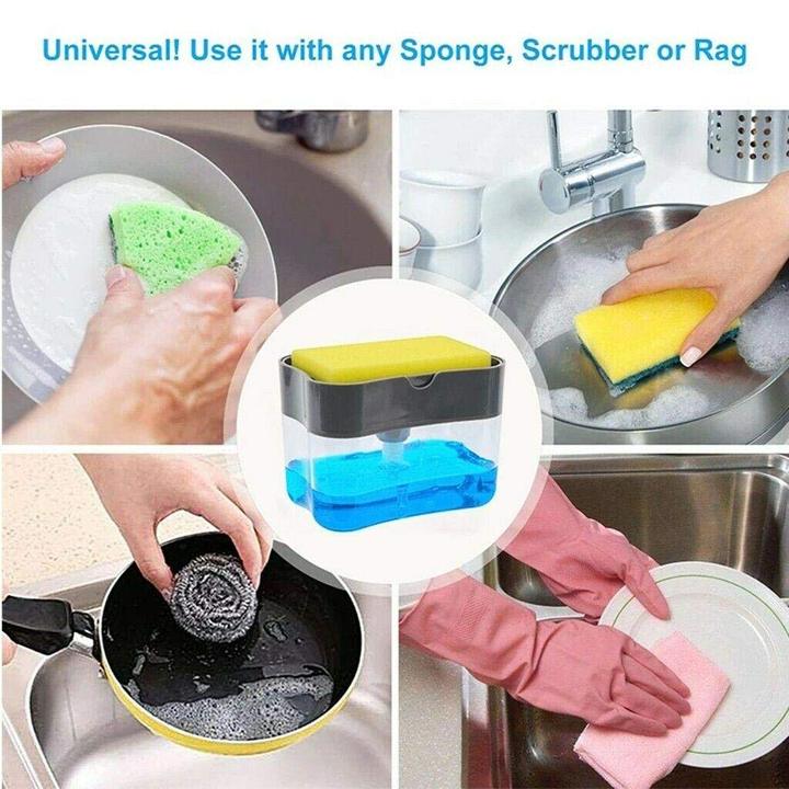 Soap Dispenser And Sponge Caddy