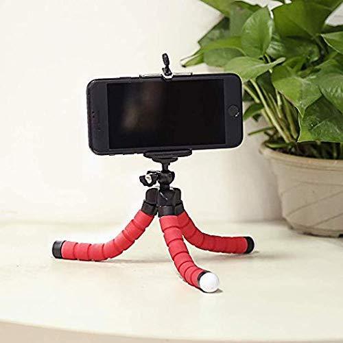 The Club Factory Flexible Padded Tripod with Mount Compatible with All Mobile Phones and Digital Cameras